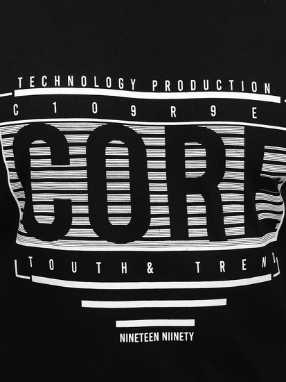 Mintás tank-top fekete színben Bolf 14806