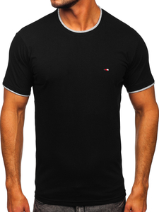 Fekete férfi t-shirt Bolf 14316