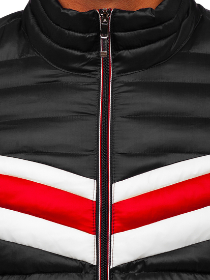 Steppelt átmeneti férfi sportdzseki fekete Bolf 6574