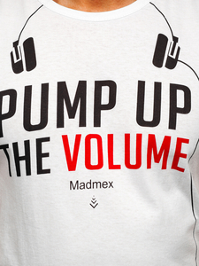 Mintás fehér színű tank-top Bolf 14815