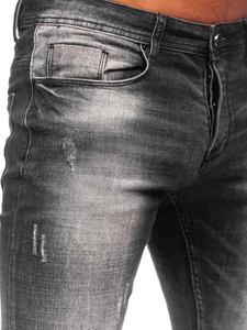 Férfi regular fit farmernadrág fekete színben Bolf MP002N