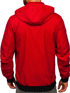 Piros színű átmeneti férfi dzseki Bolf 7349