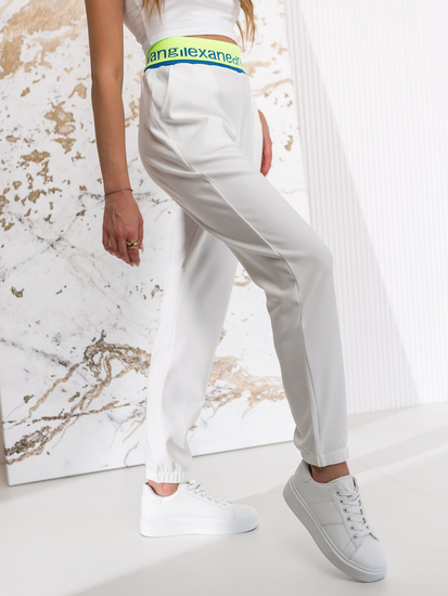 Fehér női melegítőnadrág Bolf H1007A1