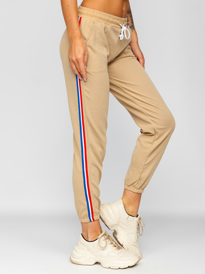 Női melegítőnadrág bézs Bolf YW01020