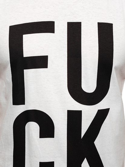 Mintás tank-top fehér színben Bolf 14820