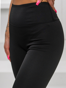 Fekete rövid leggings női Bolf K5-J
