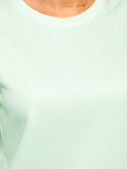 Női pulcsi mentazöld Bolf W01