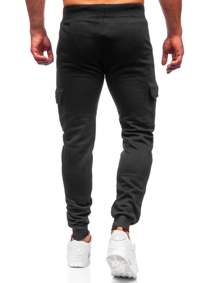 Férfi katonai jogger nadrág fekete színben Bolf JX8709
