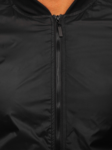 Átmeneti férfi bomber dzseki fekete színben Bolf 5M708