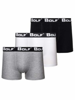Férfi bokszeralsó multikolor-1 Bolf 0953-3P 3 PACK