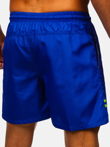 Kobaltkék rövid férfi fürdőnadrág Bolf QD29
