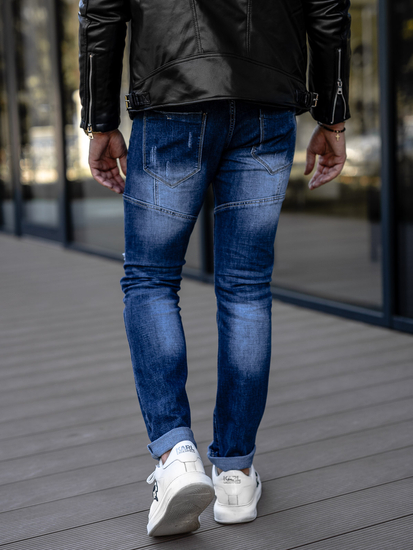 Férfi regular fit farmernadrág kék színben Bolf MP0050B