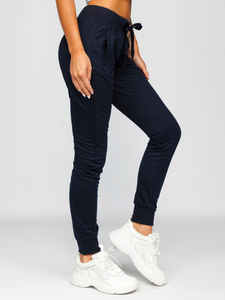 Női melegítőnadrág gránátkék színben Bolf CK-01