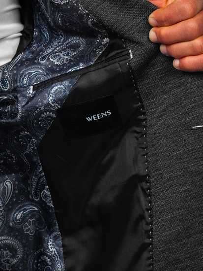 Antracit férfi casual zakó Bolf 016