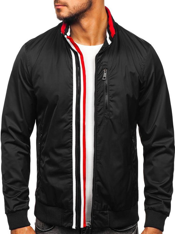 Férfi átmeneti dzseki fekete színben Bolf K01