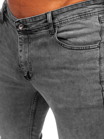 Férfi slim fit farmernadrág grafit színben Bolf 6597