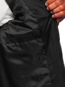 Fekete steppelt férfi mellény Bolf 31M5065