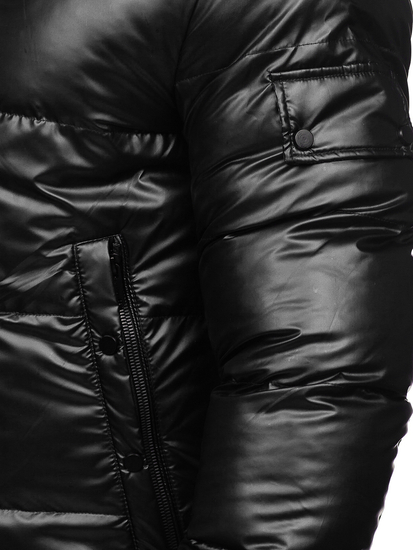 Steppelt téli férfi sportdzseki fekete színben Bolf EX2125