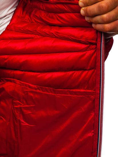 Steppelt átmeneti férfi sportdzseki piros Bolf 6574