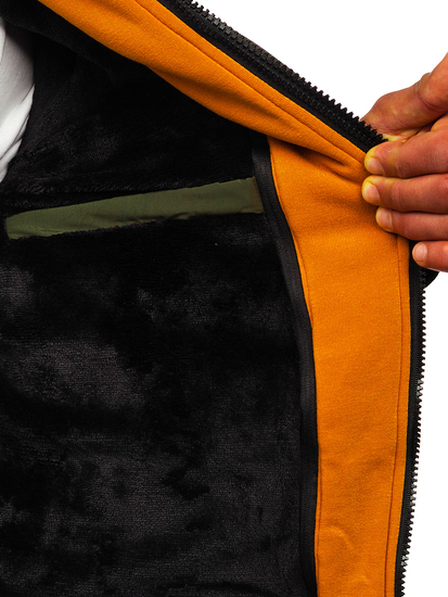 Steppelt téli férfi dzseki zöld színben Bolf 6900