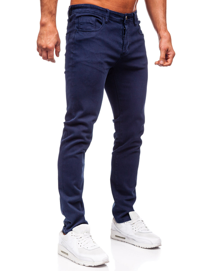 Sötétkék farmer nadrág férfi slim fit Bolf MP0160BS