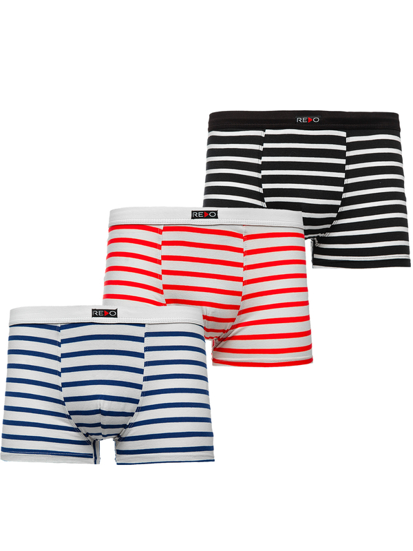 Multicolor férfi bokszeralsó Bolf 1BE697-3P 3 PACK