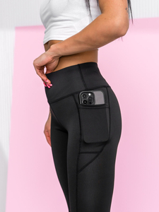 Fekete női leggings Bolf XL002