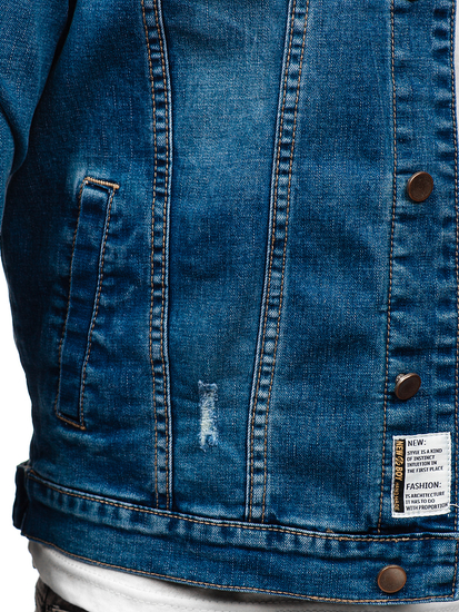 Kék férfi farmer dzseki Bolf MJ500B