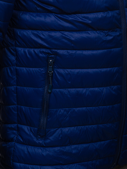 Steppelt átmeneti férfi dzseki gránátkék Bolf LY33