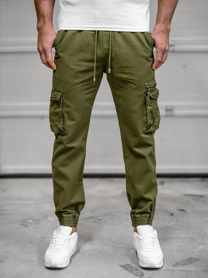 Férfi katonai jogger nadrág khaki színben Bolf MP0181MV