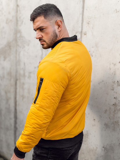 Férfi átmeneti bomberdzseki camel színben Bolf AK95A