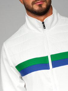 Férfi melegítő együttes fehér színben Bolf 3A166