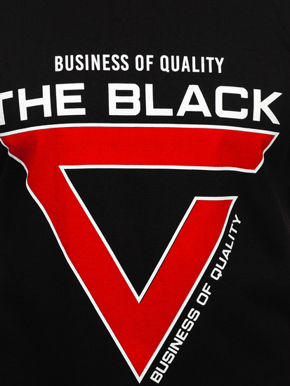 Mintás tank-top fekete színben Bolf 14816