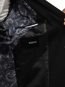 Fekete férfi okos blézer Bolf 05