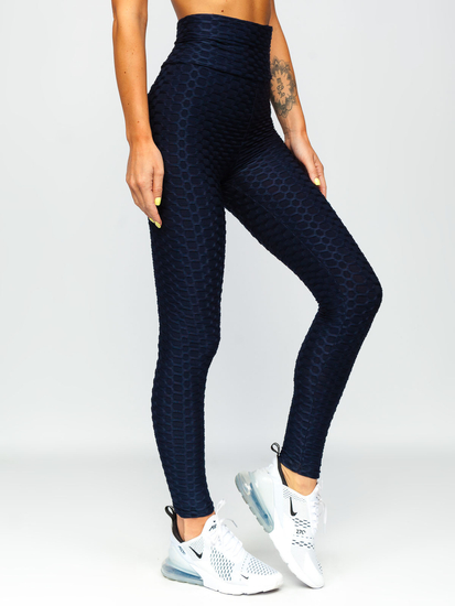 Sötétkék női leggings Bolf YW88024A1