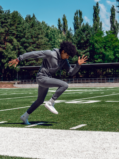 Férfi melegítő együttes antracitszürke színben Bolf D003