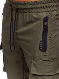 Zöld férfi cargo jogger nadrág Bolf HSS297