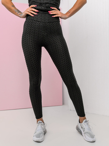 Fekete komplett kétrészes női melegítőszett Bolf YW88037