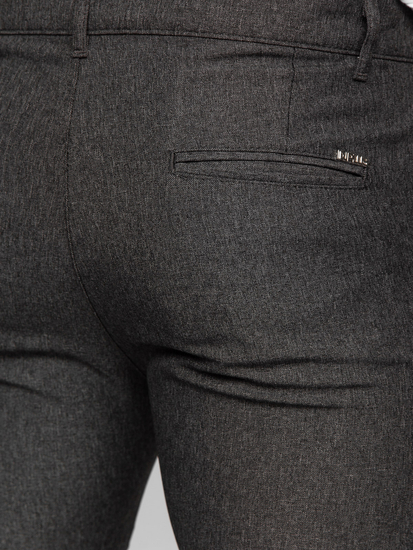 Grafitszürke férfi elegáns szövetnadrág Bolf 0041