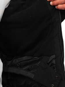 Fekete téli sportos férfi sídzseki Bolf 7507