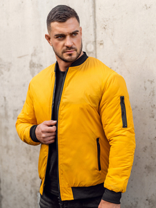 Férfi átmeneti bomberdzseki camel színben Bolf AK95A