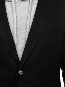 Téli férfi kabát fekete színben Bolf 1047C