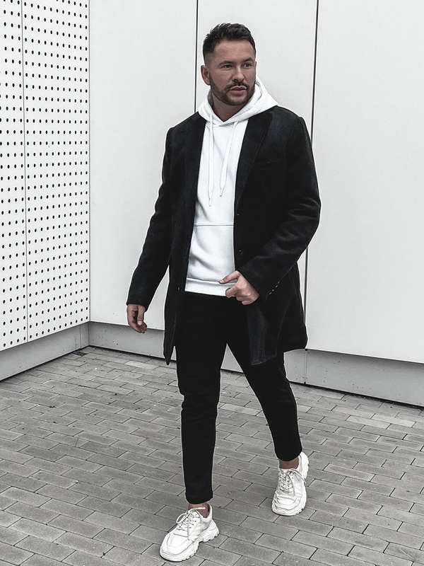 Férfi téli kabát fekete Bolf 1047B