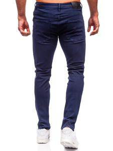 Sötétkék farmer nadrág férfi slim fit Bolf MP0160BS