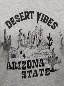 Szürke pamut férfi póló mintával Bolf MPO3483