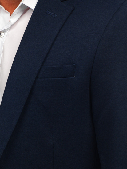 Férfi sötétkék blézer elegáns Bolf 1652A