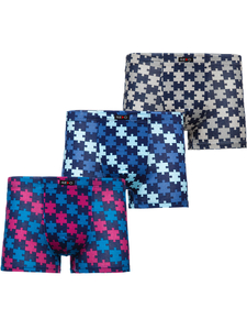 Multicolor férfi bokszeralsó Bolf 1BE726-3P 3 PACK