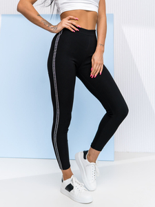 Női leggings fekete színben Bolf W7052