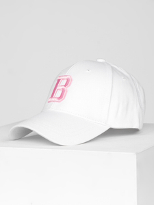 Fehér színű siltes sapka Bolf CZ06
