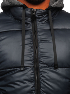 Steppelt téli férfi dzseki grafit Bolf B2906